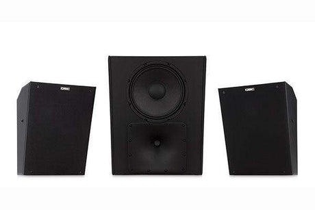 QSC Cinema surround loudspeaker, High Output 10" 2-way, 90°H x 90°V, HF Horn, 95.5 dB sensitivity (Pair) - SR-1030 - Creation Networks