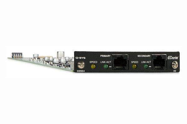 QSC Dante Audio Bridge Card - CDN64 - Creation Networks