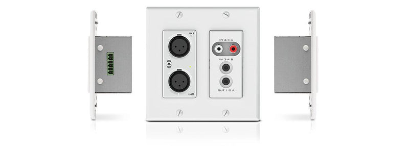 QSC  Dante™ Networked Audio Wall Plate (Attero Tech) - unD6IO - Creation Networks