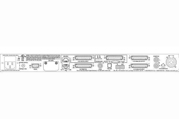 QSC Digital Cinema Processor with Auto EQ w/Blulink Out - JSD-60DN - Creation Networks