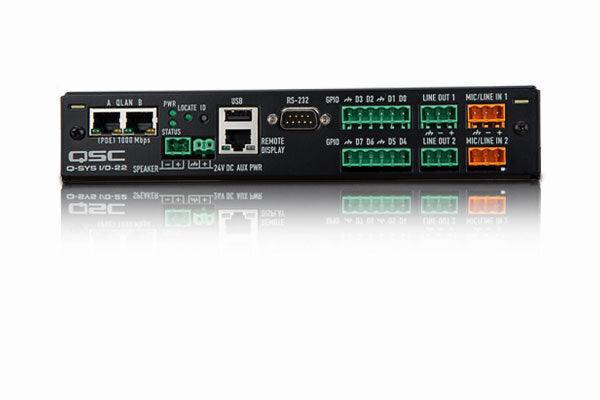 QSC Multi-purpose Q-SYS I/O Peripheral - I/O-22 - Creation Networks