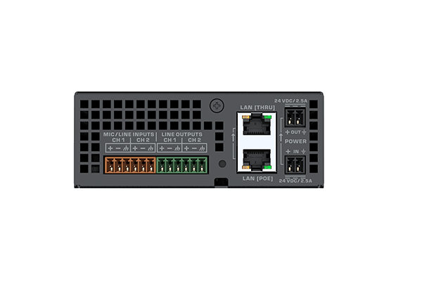 QSC Two (2) mic/line inputs and two (2) line outputs - QIO-ML2x2 - Creation Networks