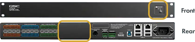 QSC Core 110f V2 Q-SYS AV&C Processor (EOL) | Creation Networks