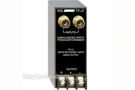 RDL TX-J2 Unbalanced Input Transformer - Creation Networks