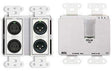 RDL Wall-Mounted Bi-Directional Mic/Line Dante Interface 2 x 2 - DD-BN22 - Creation Networks