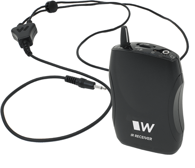Williams Sound WIR RX22-4N-NKL 4-channel Infrared Receiver with Neckloop - Creation Networks