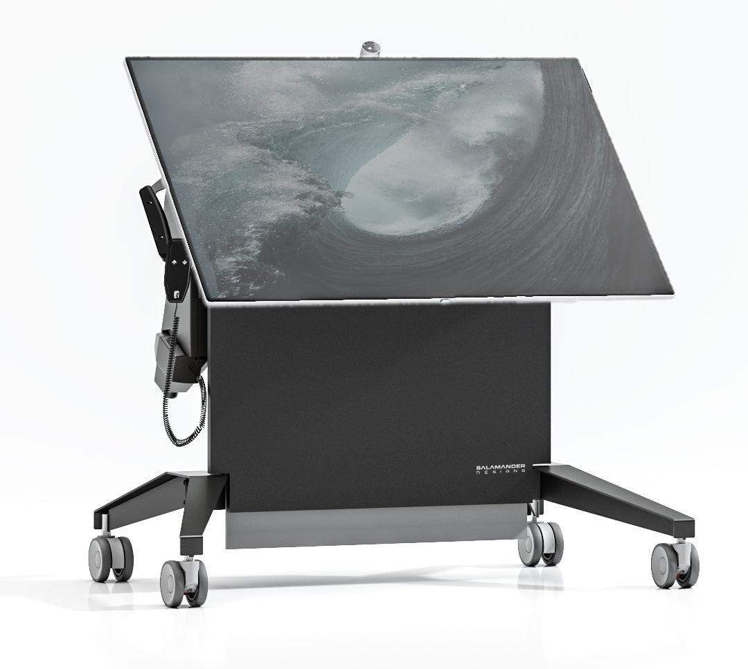 Salamander Electric Lift & Tilt, Mobile Stand for Surface Hub 2S 50″, Gray - Creation Networks