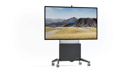 Salamander Surface Hub 2S X-Large Electric Lift Mobile Display Stand, Gray - Creation Networks