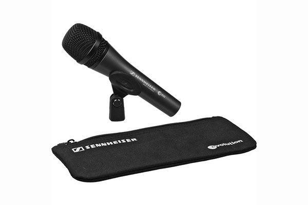 Sennheiser 3-PACK e 835 Handheld microphone set with (3) e 835 (cardioid, dynamic), (3) MZH 800 clips and (3) carrying pouches (3.5 lbs) - Creation Networks