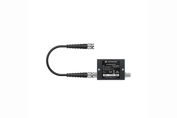 Sennheiser AB 4-AW+ Inline antenna booster, +10 dB gain, BNC connectors, frequency range: AW+ (470 - 558 MHz) - Creation Networks