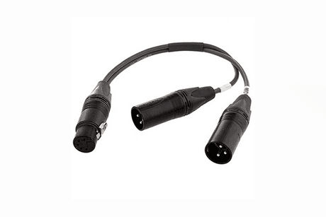 Sennheiser ACS5 5-pin XLR Female to Dual XLR Male Y Cable for MKH418S and MKE44P Microphones - USACS5 - Creation Networks