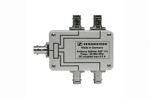 Sennheiser ASP 114 Single four-way antenna splitter, passive - 003423 - Creation Networks