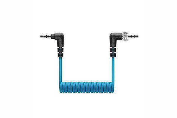 Sennheiser CL 35 TRRS 3.5mm (1/8") TRS to 3.5mm (1/8") TRRS coiled cable with locking connector for use with mobile devices -508908 - Creation Networks