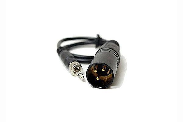 Sennheiser CL100 XLR unbalanced line output cable for EK100G3, male XLR to 3.5mm threaded ew connector - Creation Networks