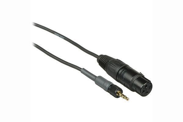 Sennheiser CM1 Microphone cable for ew bodypack transmitters, female XLR to 3.5mm threaded ew connector - Creation Networks