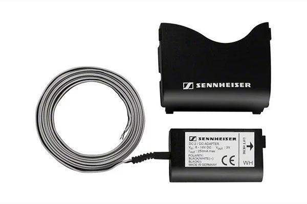 Sennheiser DC 2 DC power adapter, for EW bodypack transmitter and receiver from series ew G3 and ew G4, power supply 12 VDC - 009827 - Creation Networks