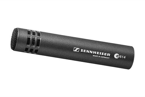 Sennheiser e 614 Instrument microphone (supercardioid, condenser) for drum overheads with 3-pin XLR-M. Includes (1) MZQ 100 clip and (1) carrying pouch (6.5 oz) - Creation Networks