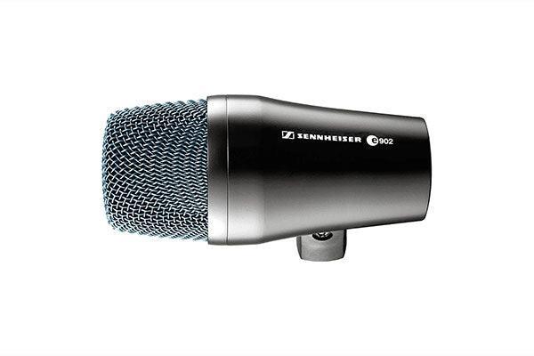 Sennheiser e 902 Instrument microphone (cardioid, dynamic) for bass drums with 3-pin XLR-M and 3/8" tripod thread. Includes (1) carrying pouch (15.9 oz) - Creation Networks