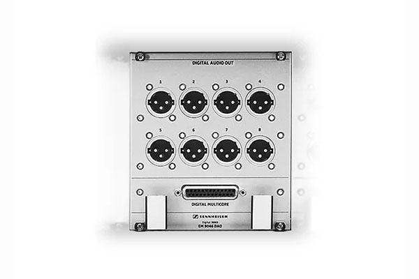 Sennheiser EM 9046 DAO AF output module, digital, AES3, 44.1-96 kHz, 24-bit, outputs to 8x XLR-3M and 1x 25-pin sub D - 502511 - Creation Networks