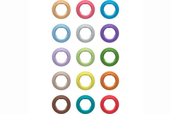 Sennheiser EW-D SK COLOR CODING Sets of  magnetic color indicators for the EW-D SK for identification purposes. Includes (16) color indicators - Creation Networks