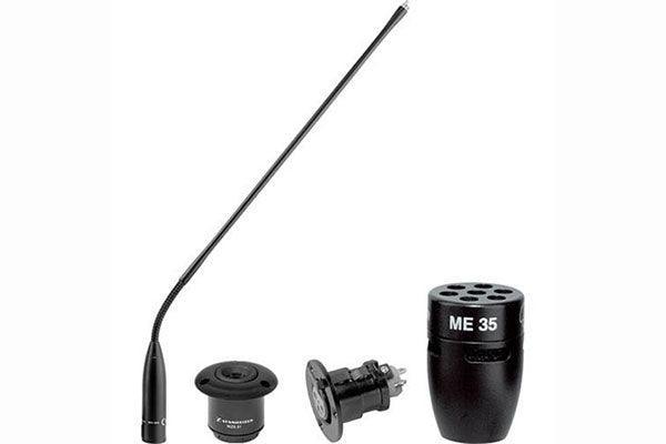 Sennheiser I40-L ME36 lobar mini shotgun capsule, MZH3040 gooseneck, MZT30 flange mount and MZS31 shock mount - Creation Networks