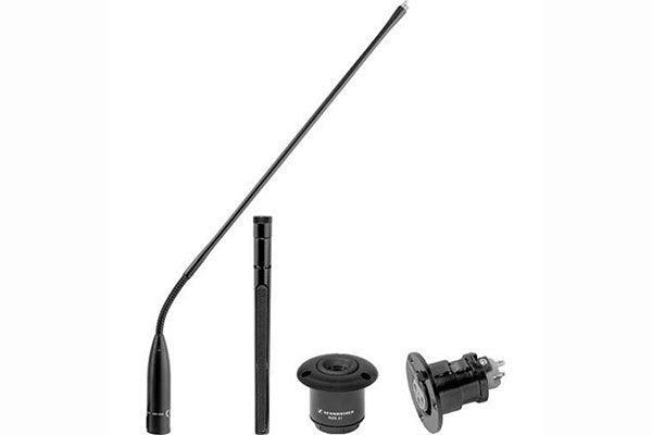 Sennheiser I40-S ME35 supercardioid capsule, MZH3040 gooseneck, MZT30 flange mount and MZS31 shock mount - Creation Networks