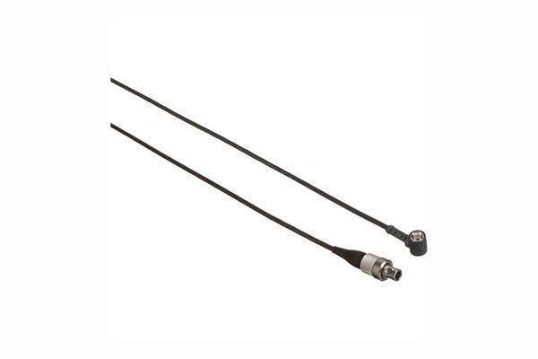Sennheiser KA 100-4-ANT Right angle, copper core cable (black) for ME Modular capsules.  3-pin connector for 2000 / 3000 / 5000 Series bodypack transmitters - Creation Networks