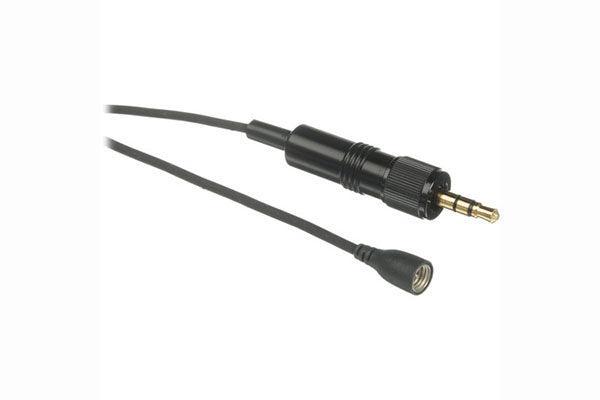 Sennheiser KA100-EW ANT Right angle, copper core cable (black) for ME Modular capsules. 3.5mm screw-on plug for evolution wireless - Creation Networks
