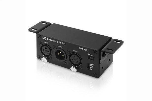 Sennheiser MAS 133 Microphone control box, mic IN: XLR3-F, mic OUT: XLR3-M, switch - 505621 - Creation Networks
