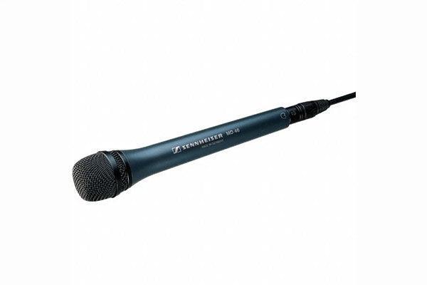 Sennheiser MD 46 Vocal microphone (cardioid, dynamic) for field ENG/EFP with elastic capsule mount and 3-pin XLR-M. MZQ 800 clip available separately (15 oz) - Creation Networks