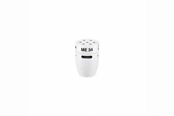 Sennheiser ME 34 W Capsule head for MZH series gooseneck microphones (cardioid, pre-polarized condenser, White) - 005061 - Creation Networks
