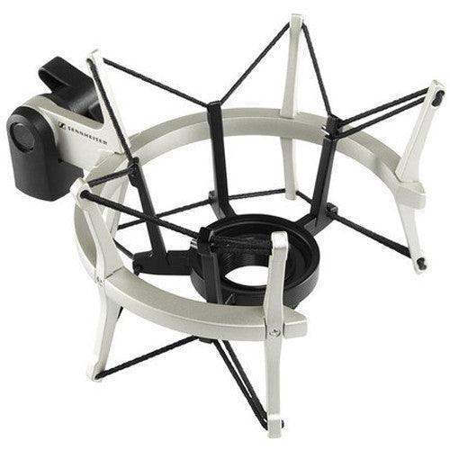 Sennheiser MK4 SET Large-diaphragm, side-address microphone with 24-carat-gold-plated diaphragm, metal housing and internal capsule shock-mount; includes MKS 4 Shockmount - Creation Networks