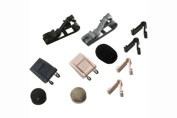 Sennheiser MKE2-4-K GOLD Complete MKE 2 lavalier kit featuring (black) MKE 2 Gold (reduced sensitivity, 6.3 mV/Pa) with 3-pin connector for 2000  /3000 / 5000 Series. Kit includes MZQ222 clip and MZW2 windscreen, black - Creation Networks