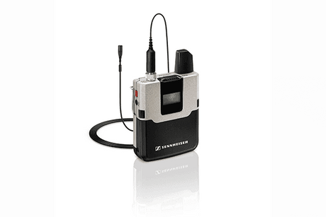 Sennheiser SL BODYPACK DW-4-US Digital bodypack transmitter, 1.9 GHz, with ew jack plug. Includes (1) BA 30 rechargeable battery and (1) pouch - 505900 - Creation Networks