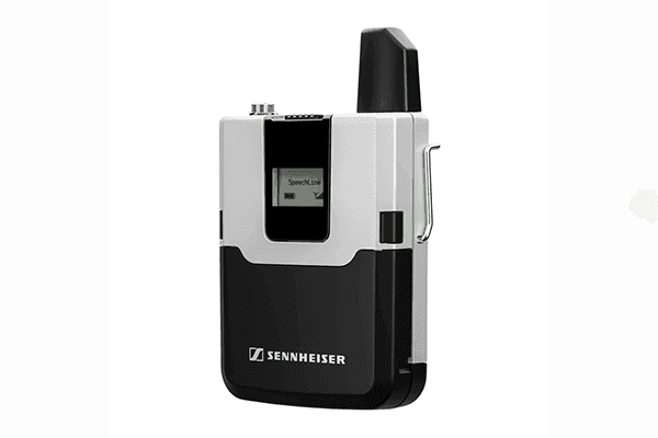 Sennheiser SL BODYPACK DW-4-US Digital bodypack transmitter, 1.9 GHz, with ew jack plug. Includes (1) BA 30 rechargeable battery and (1) pouch - 505900 - Creation Networks