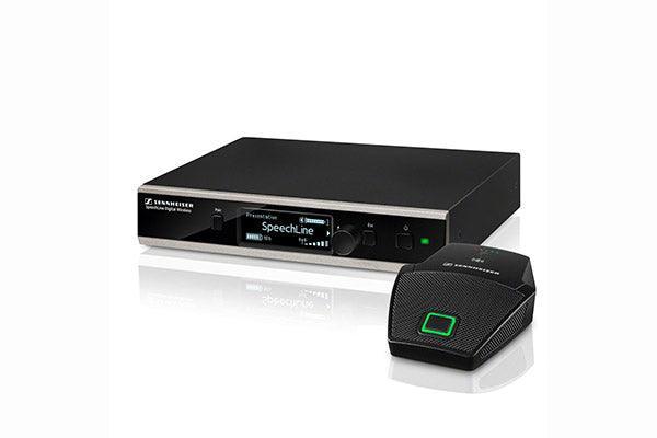 Sennheiser SL BOUNDARY SET DW SpeechLine Digital Wireless microphone set. Includes (1) SL Boundary 114-S DW, (1) SL Rack Receiver DW with power supply, (1) USB cable, (1) BA 40 rechargeable battery and (1) GA 4 rackmounting kit - Creation Networks