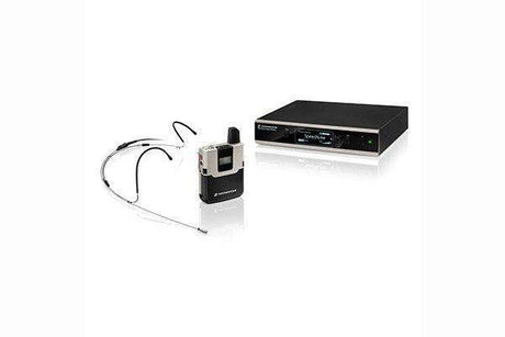 Sennheiser SL HEADMIC SET DW-4 Wireless headmic set. Includes (1) SL Headmic 1 (omnidirectional, condenser), (1) SL Bodypack DW, (1) SL Rack Receiver DW, (1) BA 30 rechargeable battery, (1) power supply, (1) pouch and (1) GA 4 rackmount kit - Creation Networks
