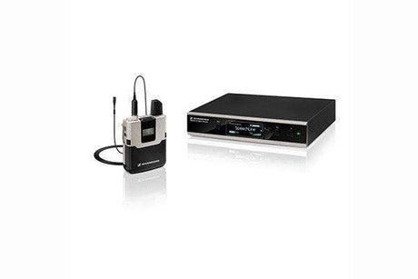Sennheiser SL LAVALIER SET DW Wireless lavalier set. Includes (1) MKE 1 lavalier microphone (omnidirectional, condenser), (1) SL Bodypack DW, (1) SL Rack Receiver DW, (1) BA 30 rechargeable battery, (1) power supply, (1) pouch and (1) case - Creation Networks