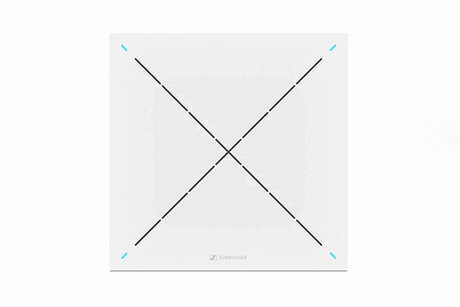 Sennheiser TeamConnect SL Ceiling 2 Microphone Array with extension brackets (White) - 507478 - Creation Networks