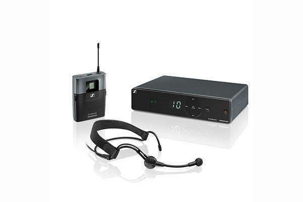 Sennheiser XSW 1-ME3-A Wireless headmic set. Includes (1) EM XSW 1, (1) SK XSW, (1) ME 3-II lavalier headmic (cardioid, condenser) and (1) NT 12-5 CW, frequency range: A (548 - 572 MHz) - 506987 - Creation Networks