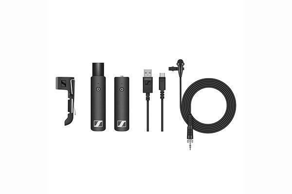 Sennheiser XSW-D LAVALIER SET Lavalier set with (1) ME2-II clip-on lapel mic, (1) XSW-D MINI JACK TX (3.5mm), (1) XSW-D XLR MALE RX, (1) beltpack clip and (1) USB charging cable - Creation Networks