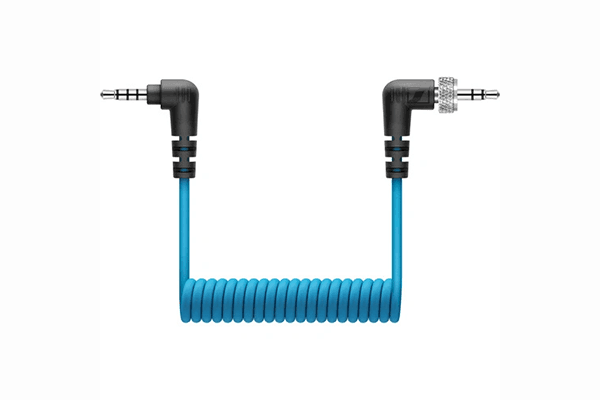 Sennheiser XSW-D Mobile Cable Locking 3.5 mm TRS to TRRS coiled cable (with damping) optimized for XS Wireless Digital Portable receiver (RX 35) - Creation Networks