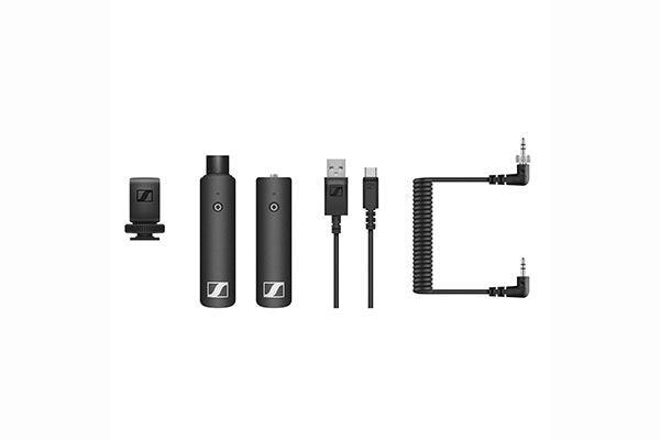 Sennheiser XSW-D PORTABLE INTERVIEW SET Portable interview set with (1) XSW-D XLR FEMALE TX, (1) XSW-D MINI JACK RX (3.5mm), (1) hotshoe mount, (1) 3.5mm curled cable and (1)  USB charging cable - Creation Networks