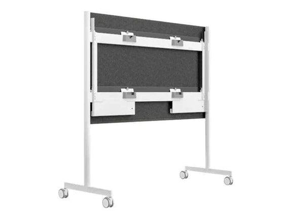Steelcase Roam Collection - Cart - for interactive whiteboard - artic white for Microsoft Surface Hub 2S 85" - Creation Networks