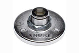 Shure A12 5/8"-27 Threaded Mounting Flange, Matte Silver Microphones Shure