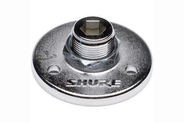 Shure A12 5/8"-27 Threaded Mounting Flange, Matte Silver - Creation Networks