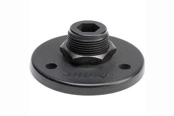 Shure A12B 5/8"-27 Threaded Mounting Flange, Black - Creation Networks