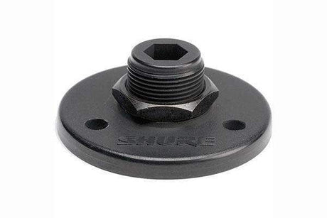Shure A12B 5/8"-27 Threaded Mounting Flange, Black - Creation Networks