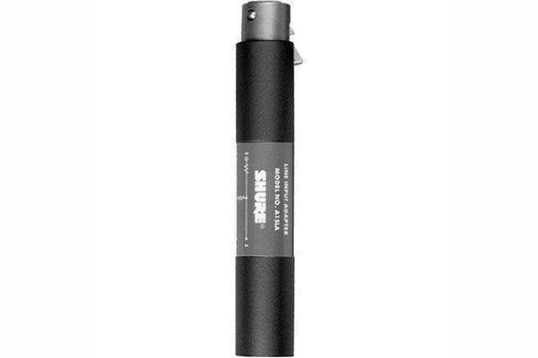 Shure A15LA Line Adapter–Converts Balanced Line Level Signals to Microphone Level (50dB Attenuation) - Creation Networks