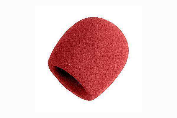Shure A58WS-RED Red Foam Windscreen for All Shure Ball Type Microphones Microphones Shure